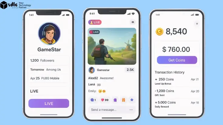 App development pricing for live streaming platforms like Omlet Arcade by SDLC Corp