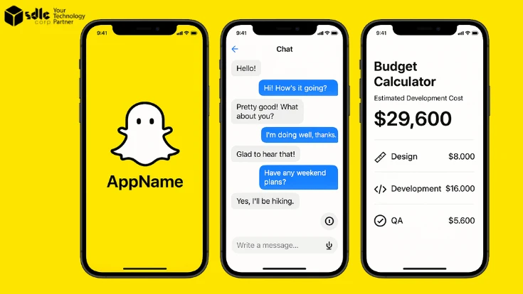 Cost to Build an App Like Snapchat - Feature Breakdown, Development Stages, and Pricing Estimates