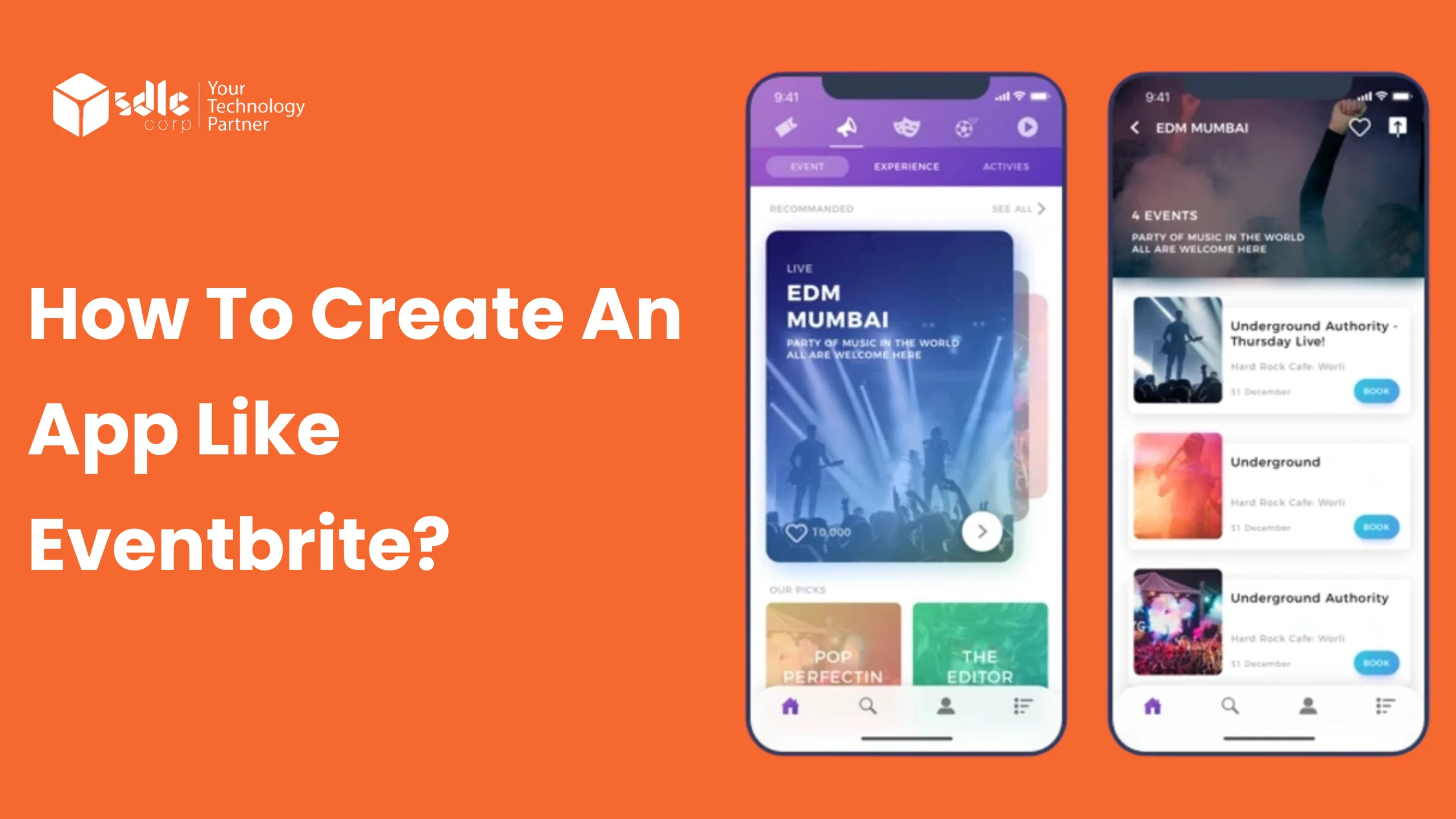 How To Create An App Like Eventbrite?