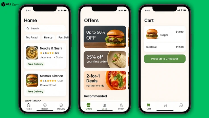Cost to Build a Food Delivery App Like Uber Eats | SDLC Corp