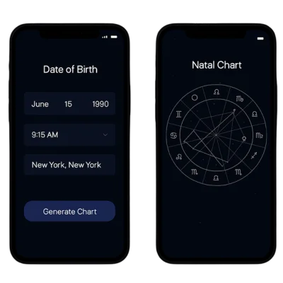 Real-Time Natal Chart Generation