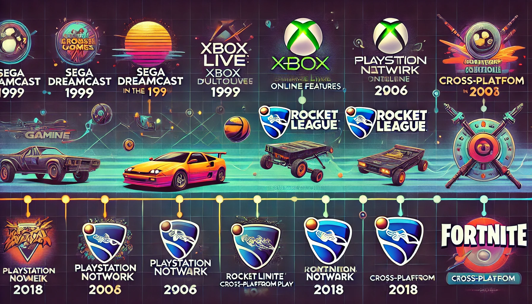 cross_platform_gaming_timeline_infographic