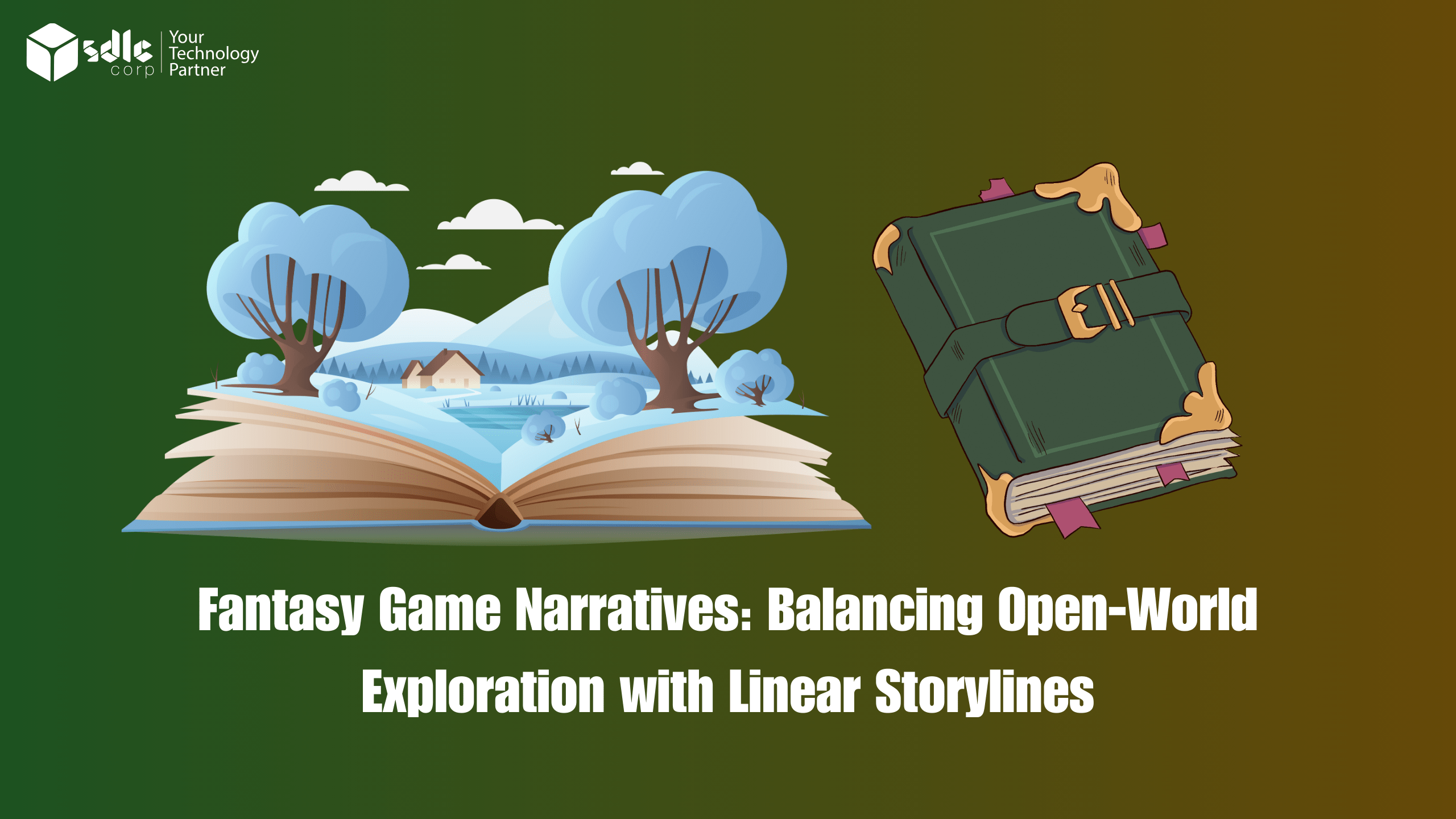 Fantasy Game Narratives Balancing Open-World Exploration with Linear Storylines