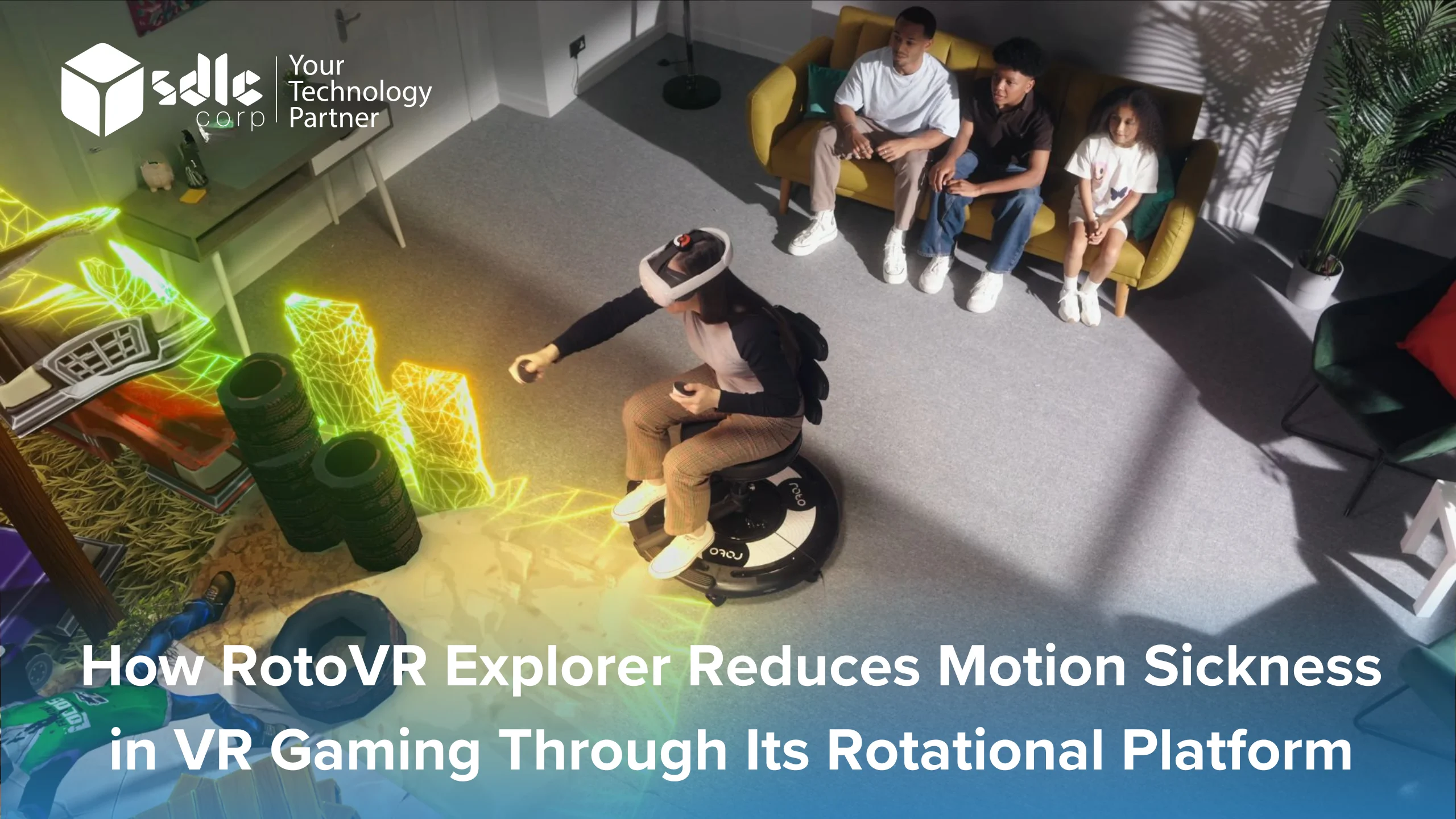 How RotoVR Explorer Reduces Motion Sickness in VR Gaming Through Its Rotational Platform
