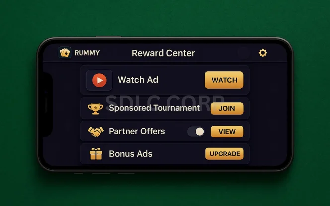 rummy game monitization