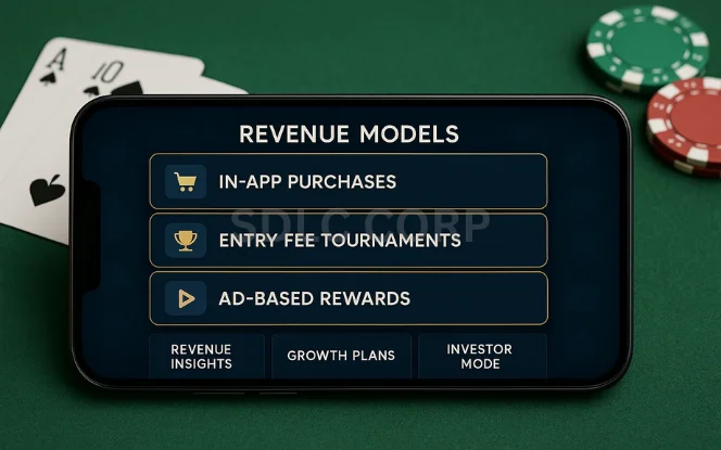 Analytics dashboard showing ARPU, LTV, and monetization model performance