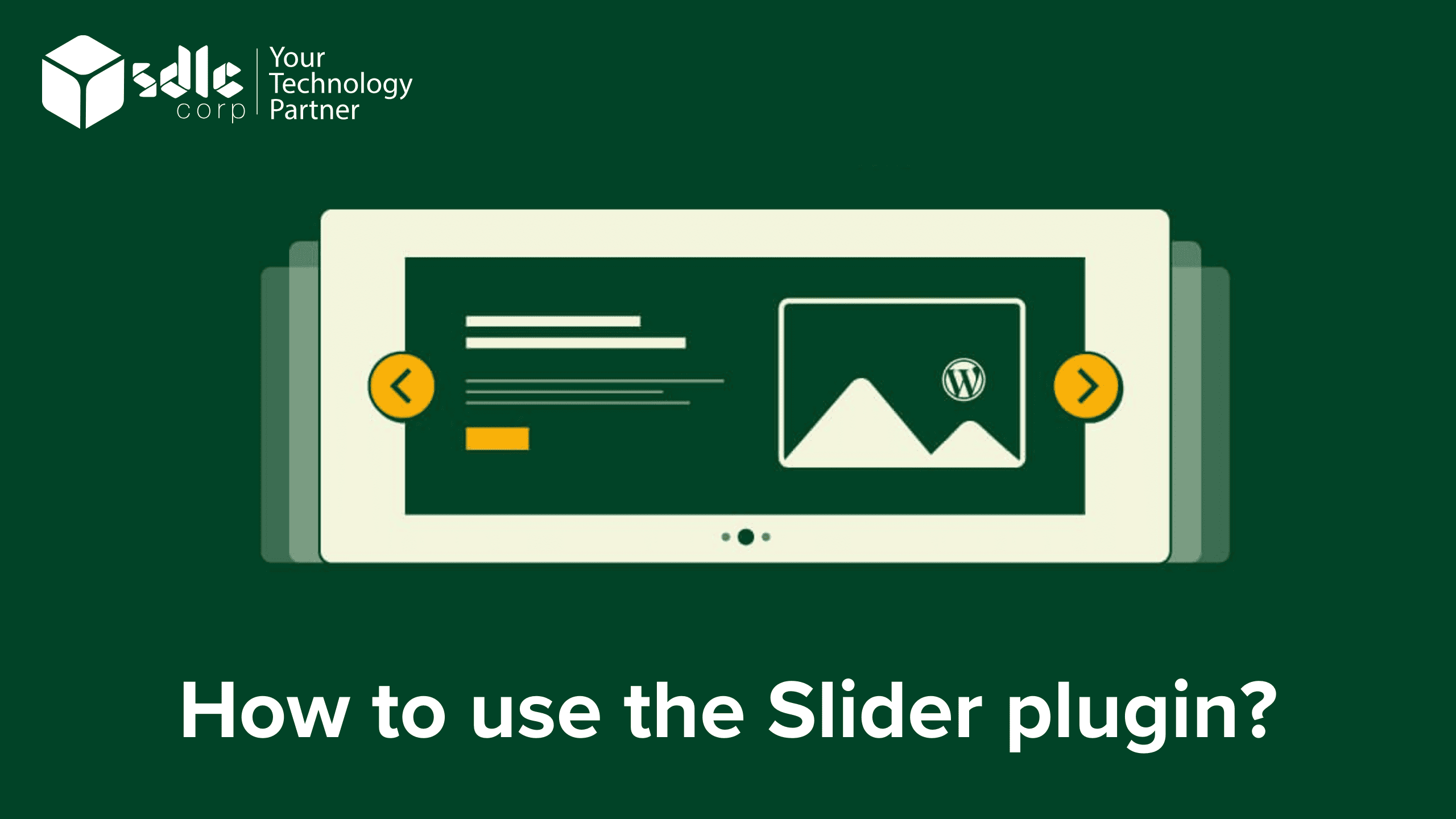 How to use the Slider plugin (1)