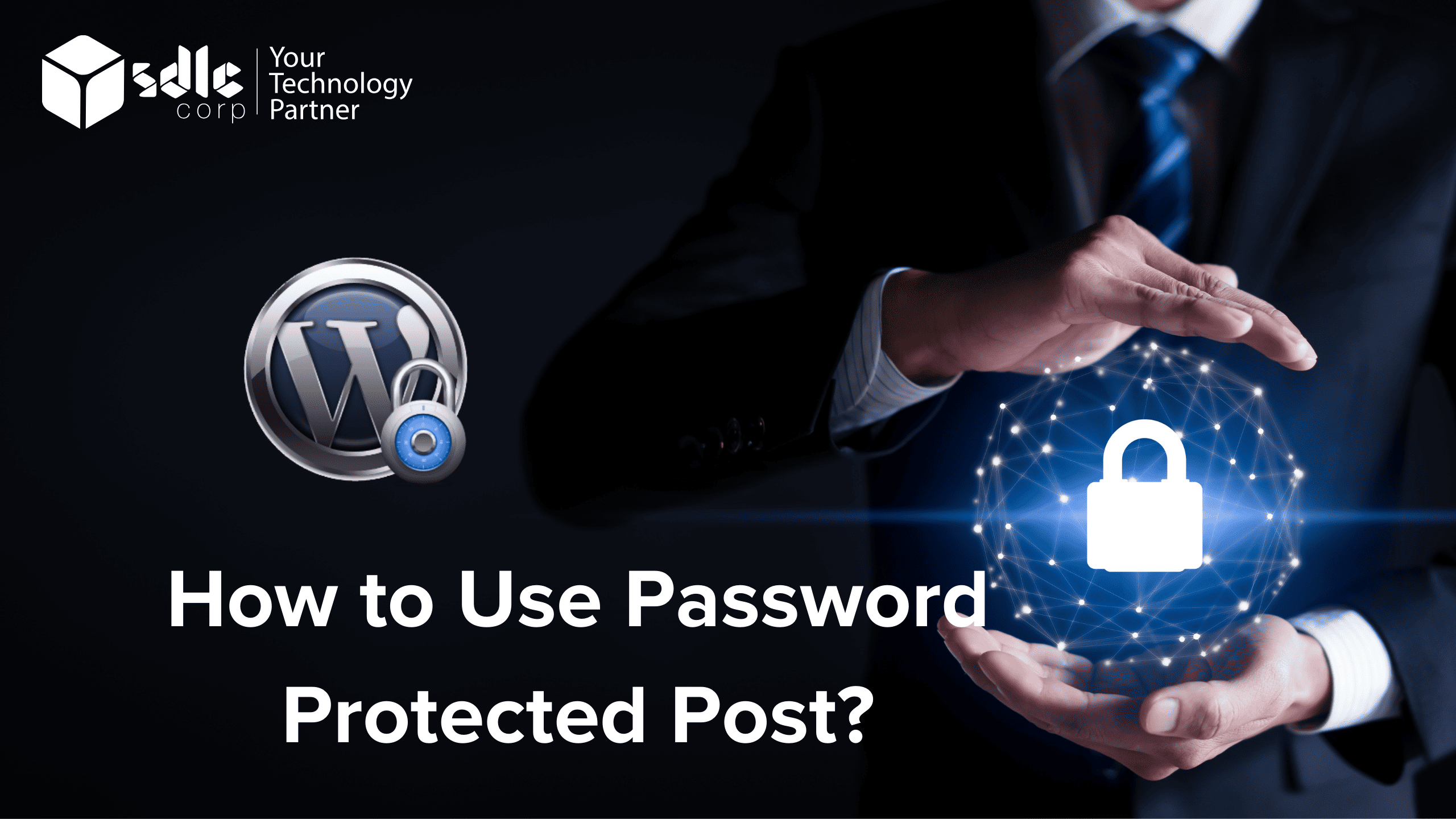 how to use password protected post