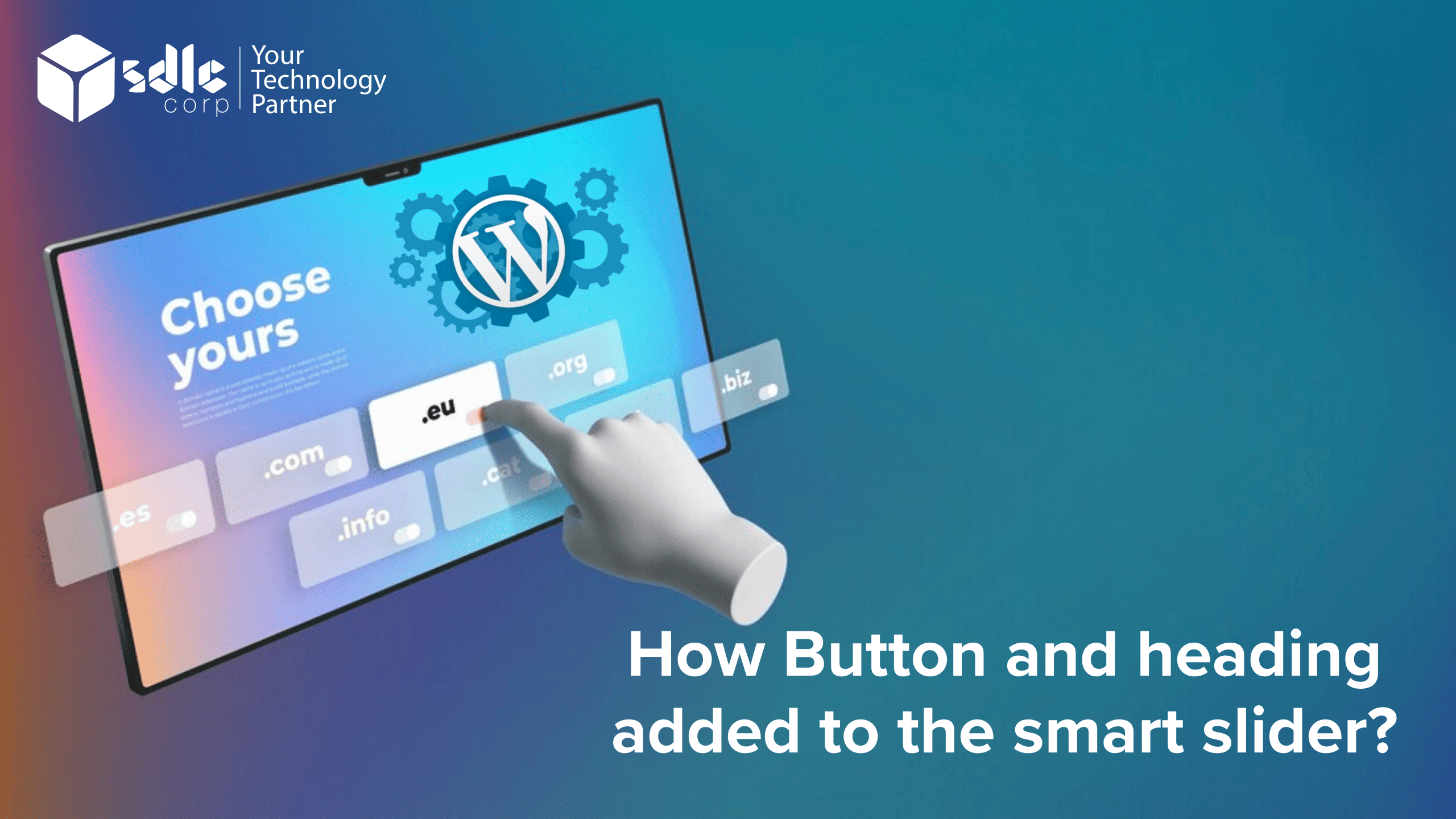 How Button and heading added to the smart slider