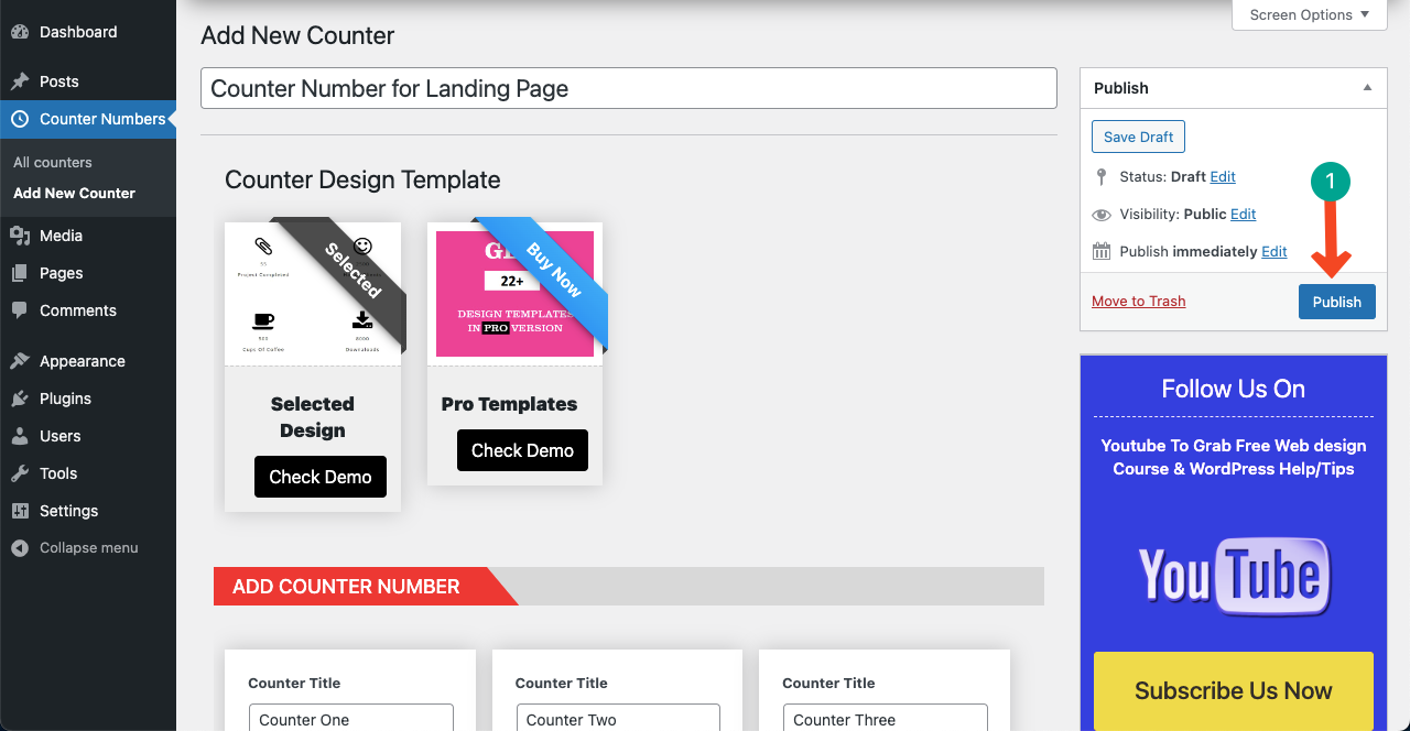 Publish-the-Counter-Box