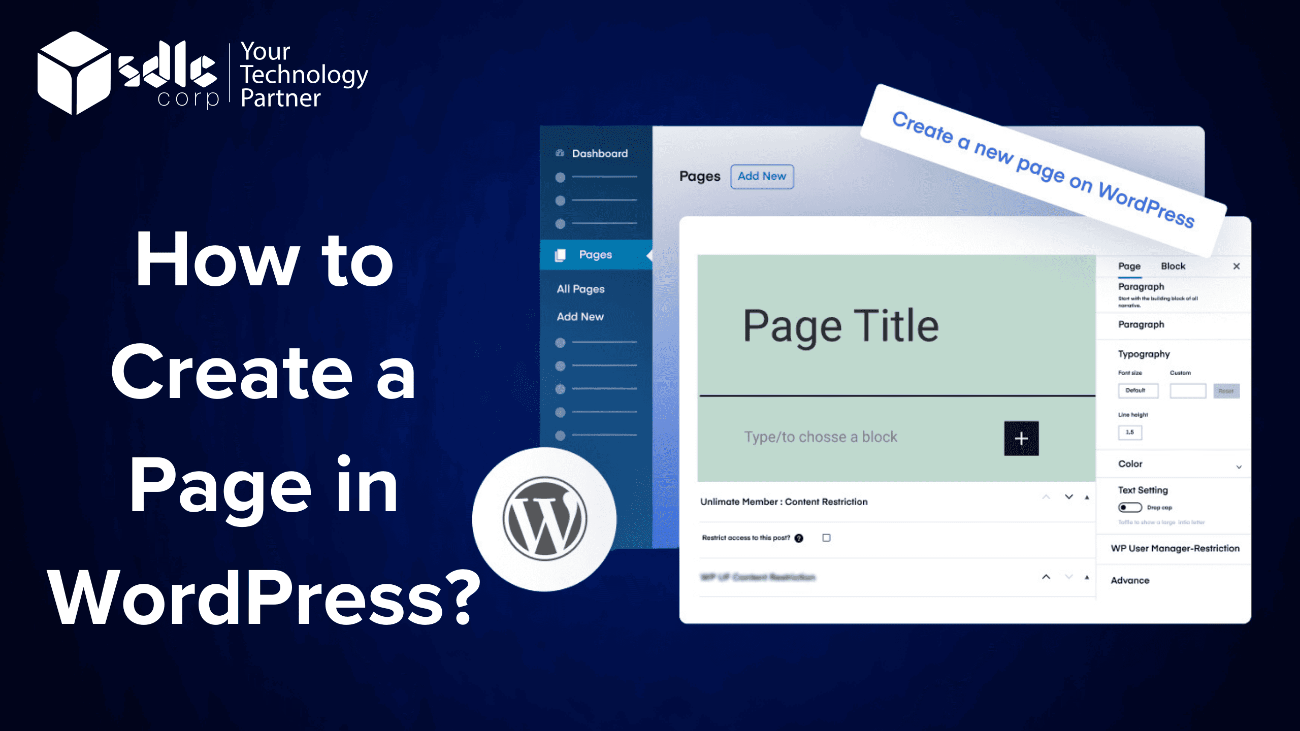 How to Create a Page in WordPress