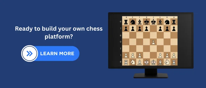 "Professional Python chess game interface on desktop screen - ready for scalable platform development "