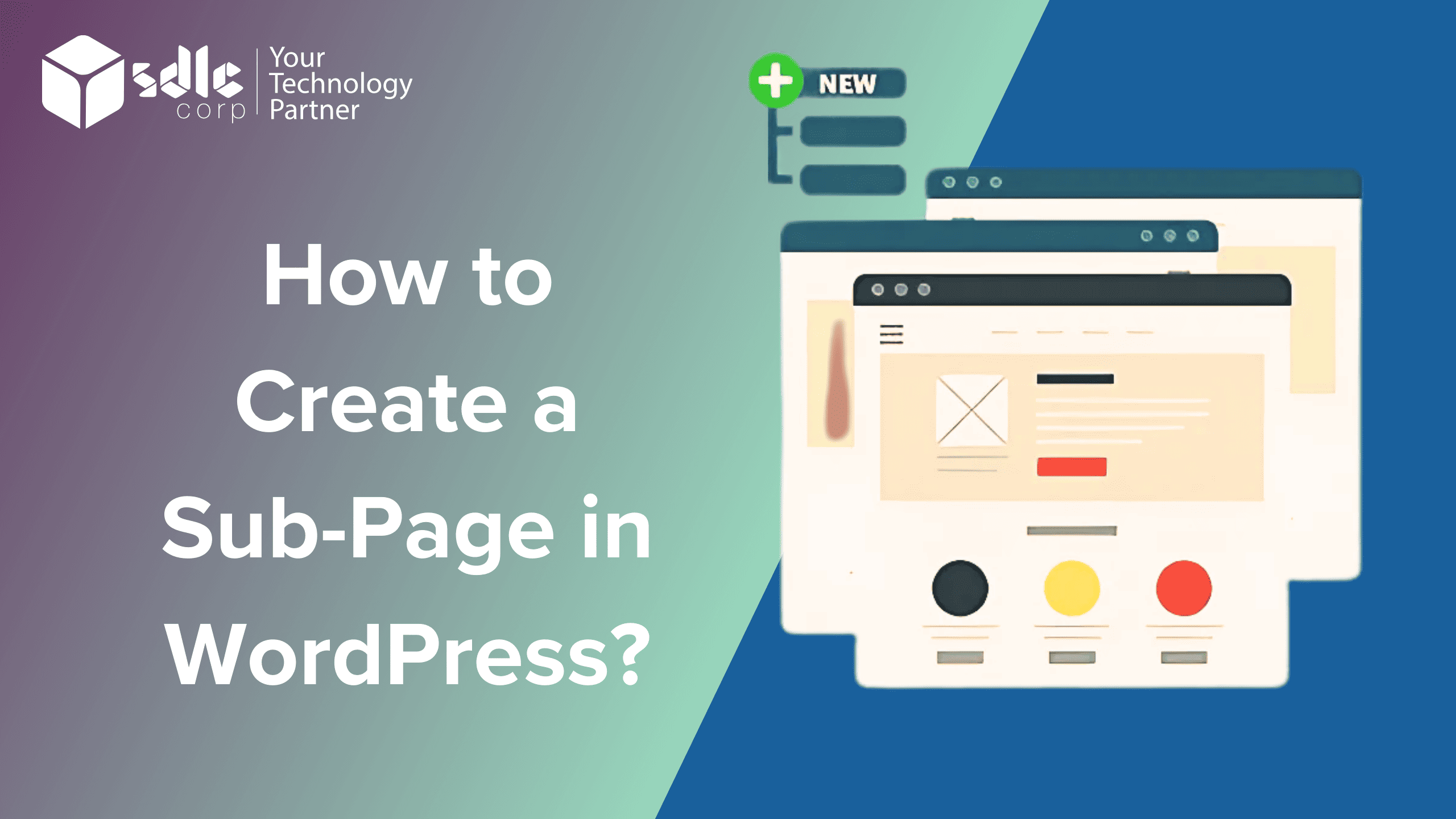 How to Create a Sub-Page in WordPress