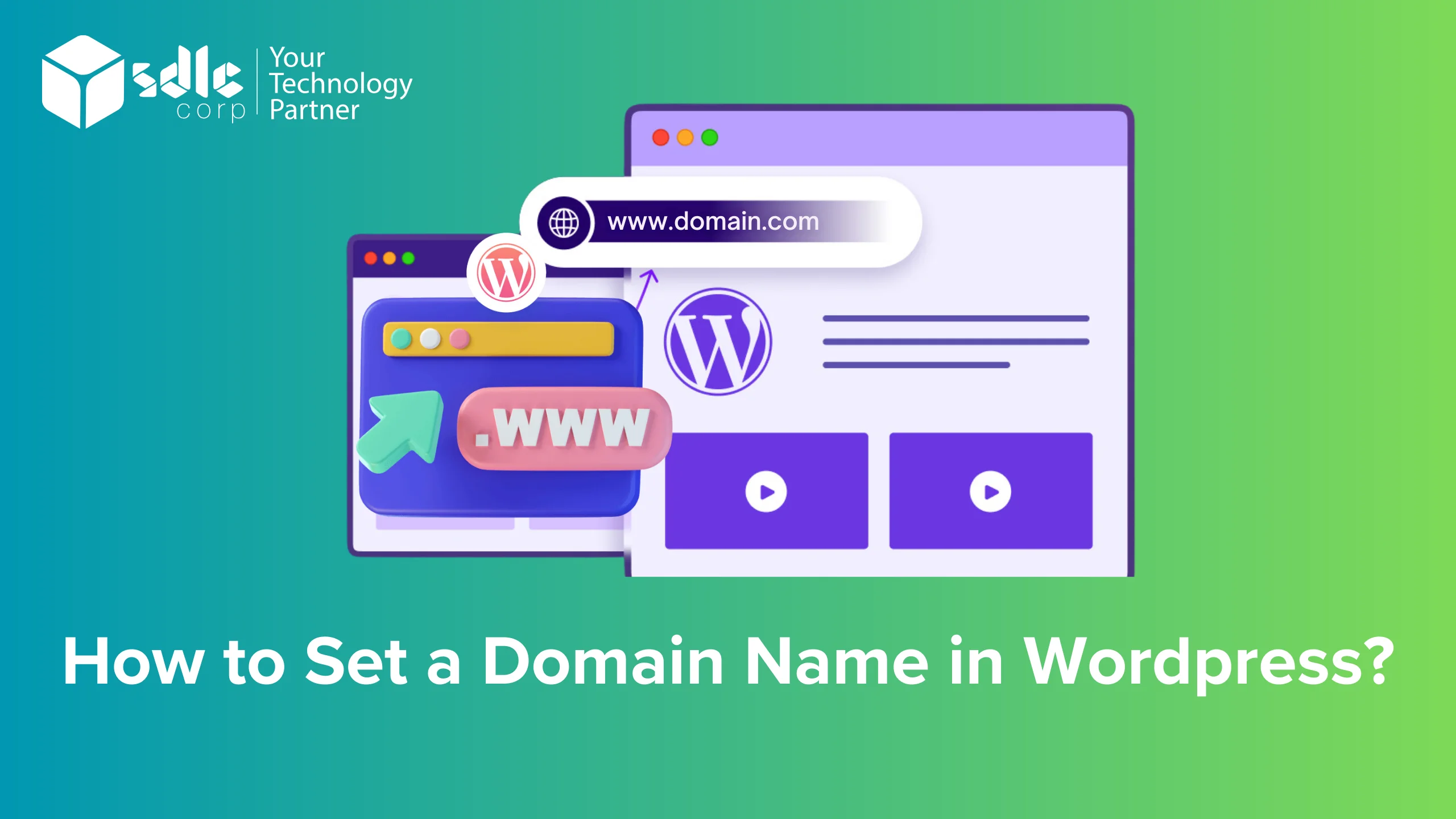 How to set a domain name in Wordpress