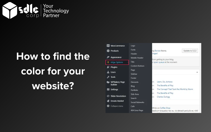 How to find the color for your website