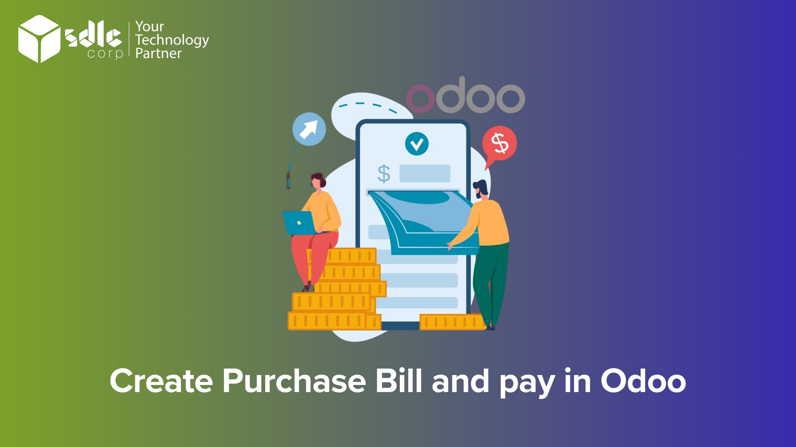 create purchase bill in oddo