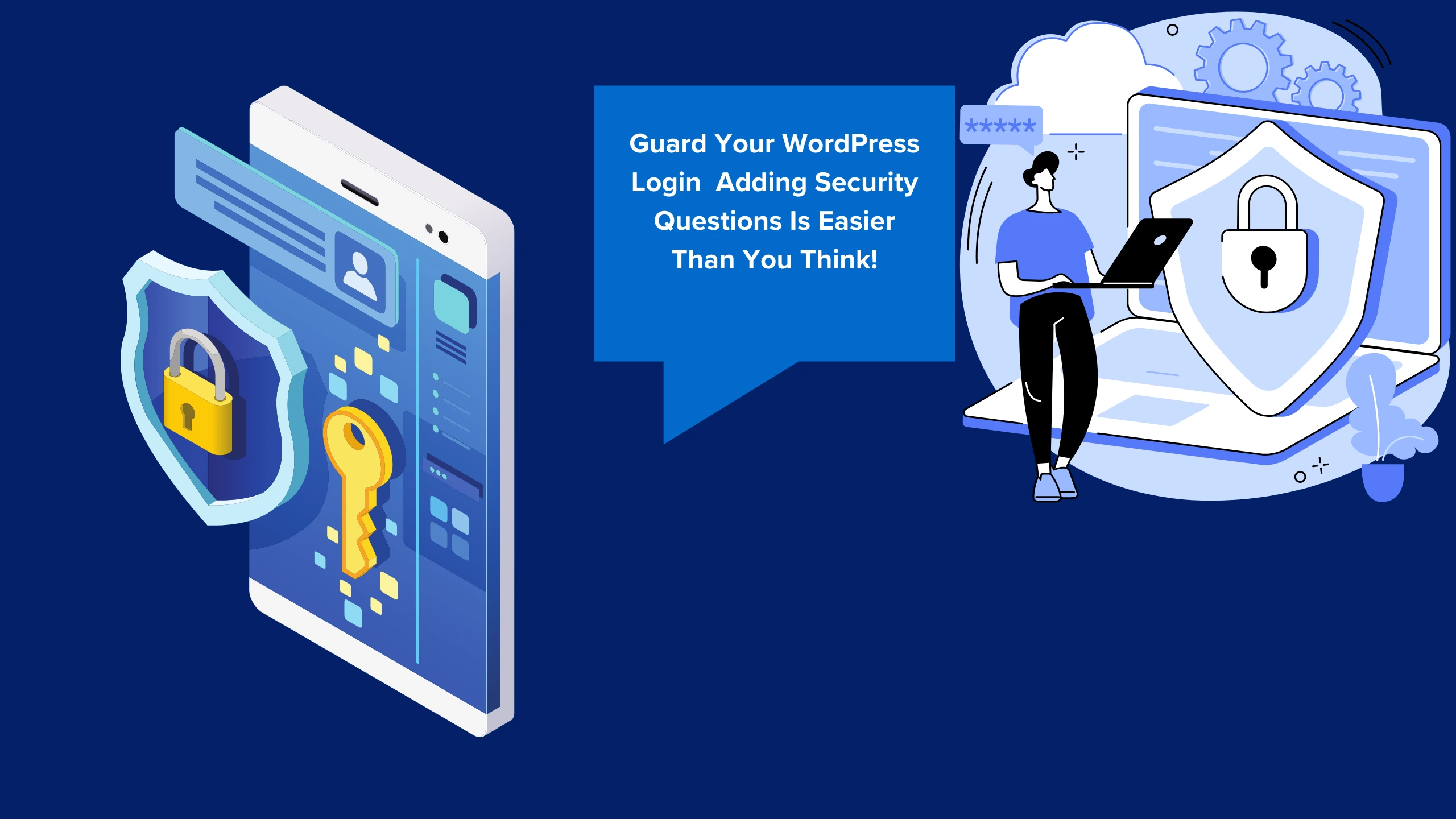 enhance WordPress login security questions