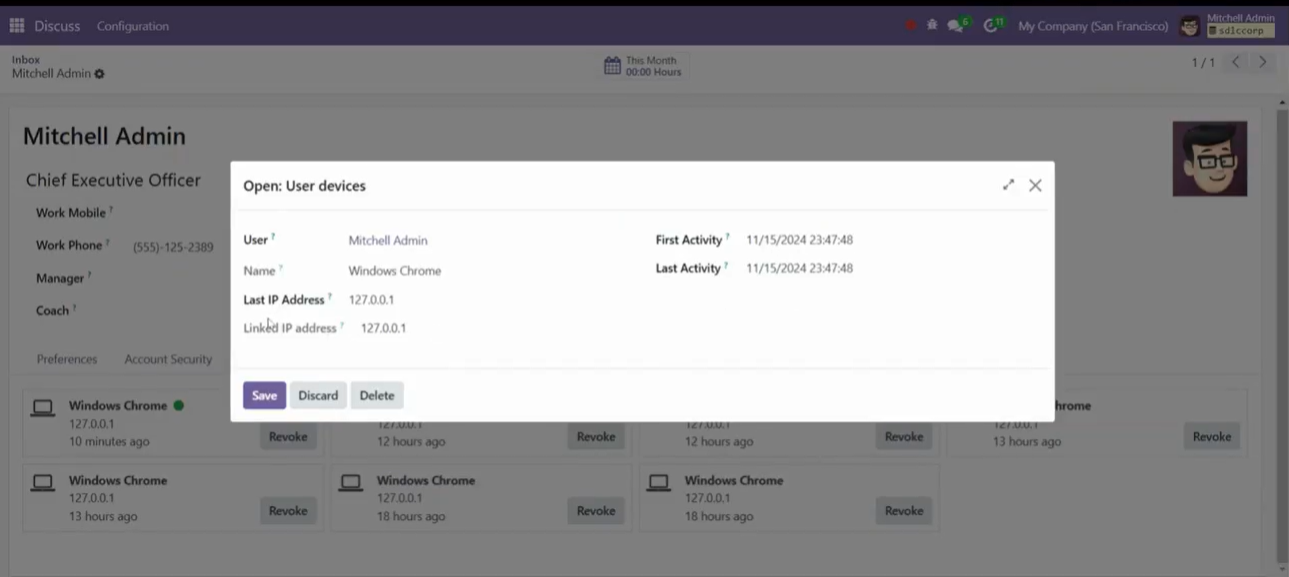 Reviewing Login History