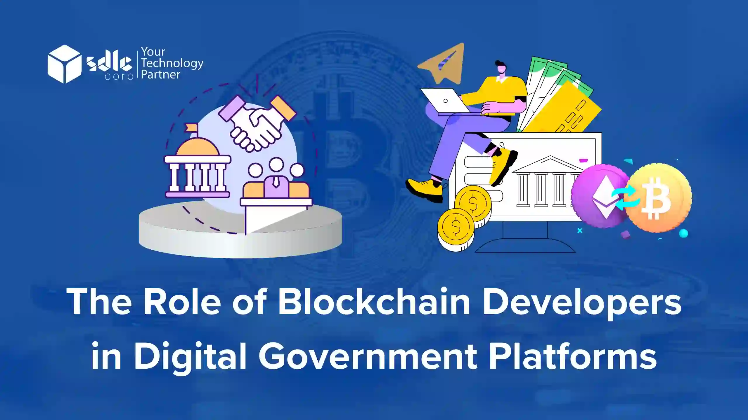 Blockchain developers building secure digital government platforms with blockchain technology