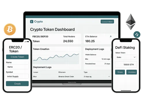 crypto token dashboard
