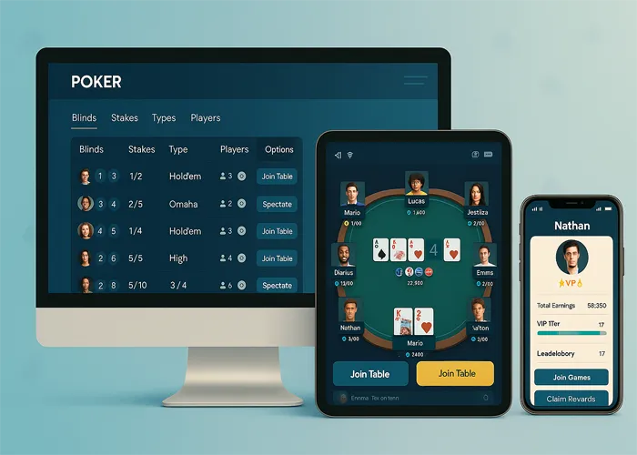 Whitelabel Poker app showcase