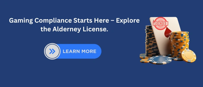 Contact form to inquire about Alderney Gaming License assistance from SDLC Corp.