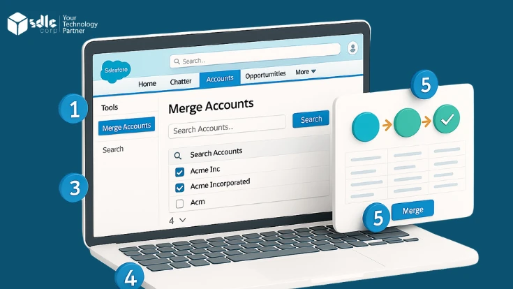 How to merge account in Salesforce
