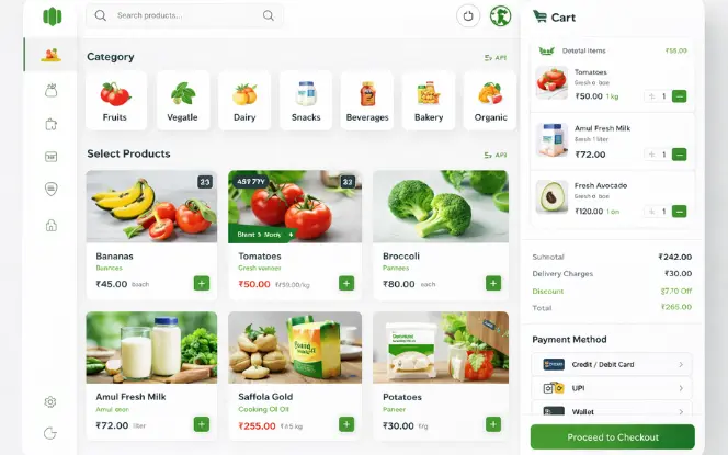 vendor dashboard