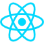 "ReactJS development framework logo"