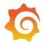 "Grafana monitoring dashboard logo"