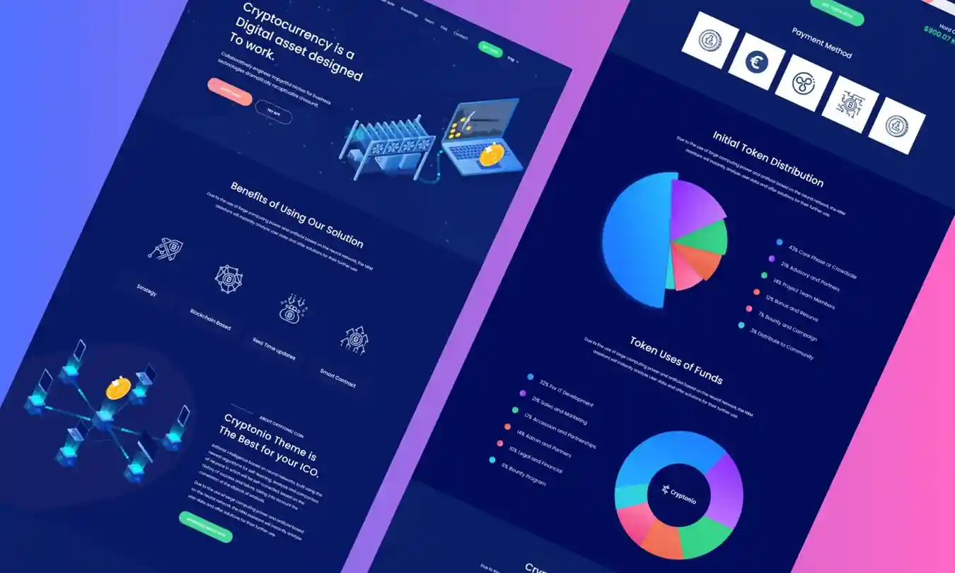 Cryptocurrency token development