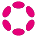 Polkadot cryptocurrency logo
