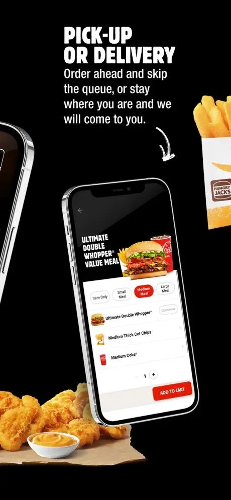 Fast food e-commerce app for online ordering, food delivery, loyalty rewards, secure payments, and real-time order tracking.