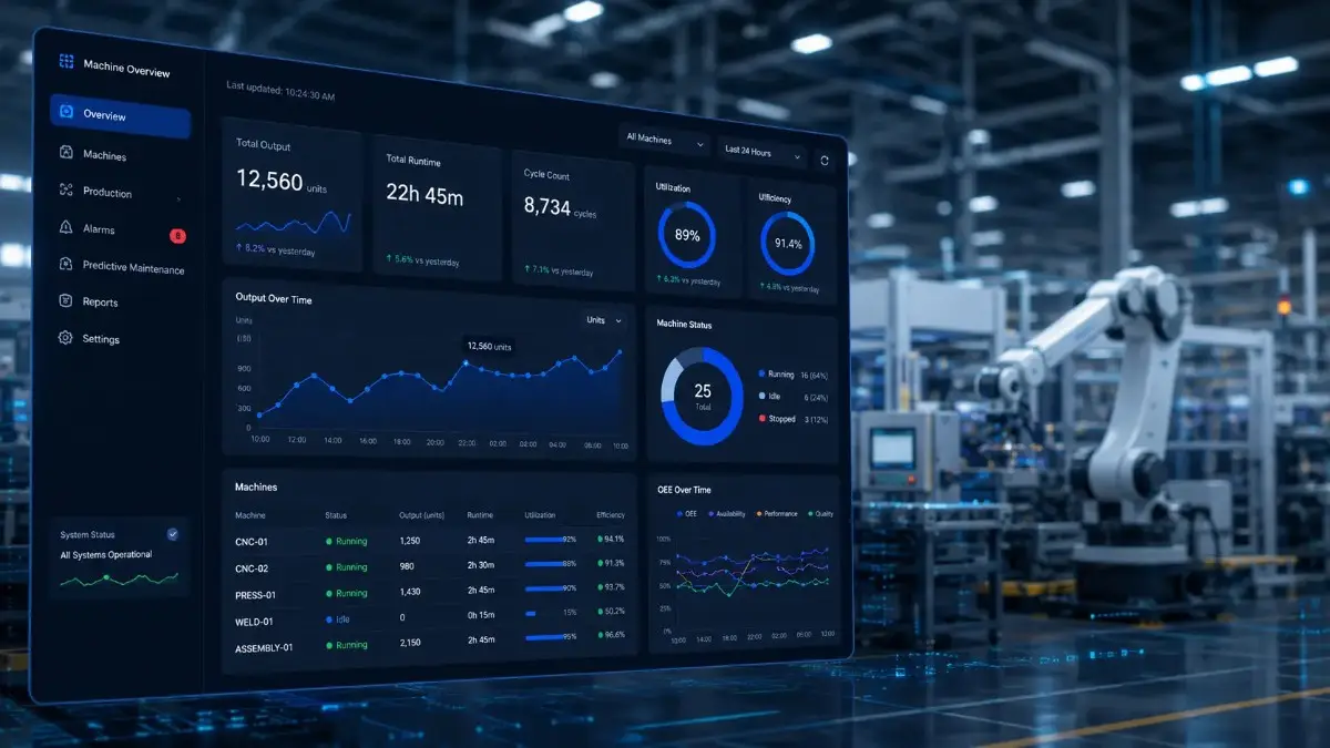 Industrial IoT Machine Monitoring System | SDLC Corp