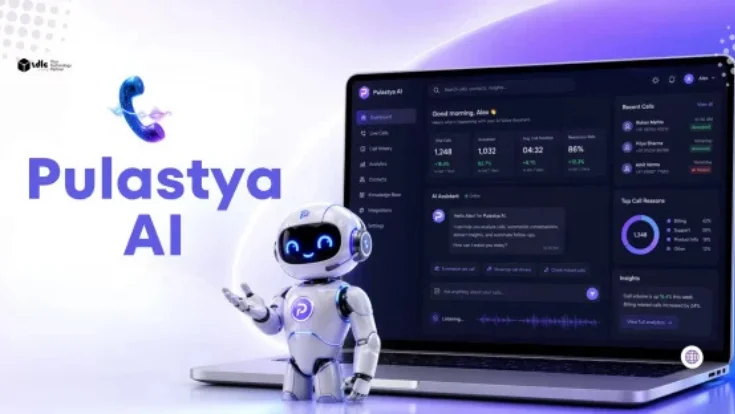 Pulastya AI voice agent interface