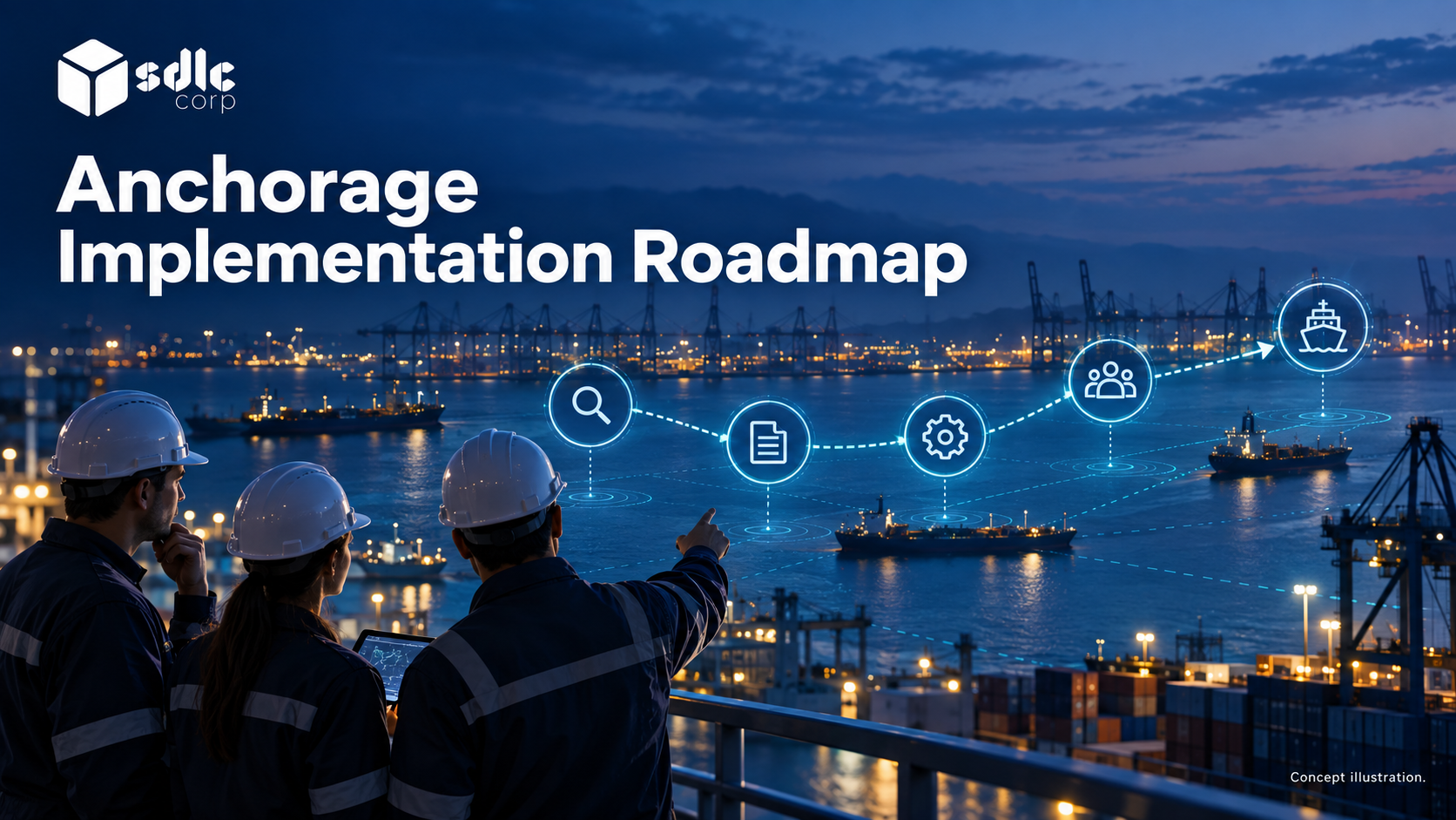 An implementation journey from discovery to operational handover.