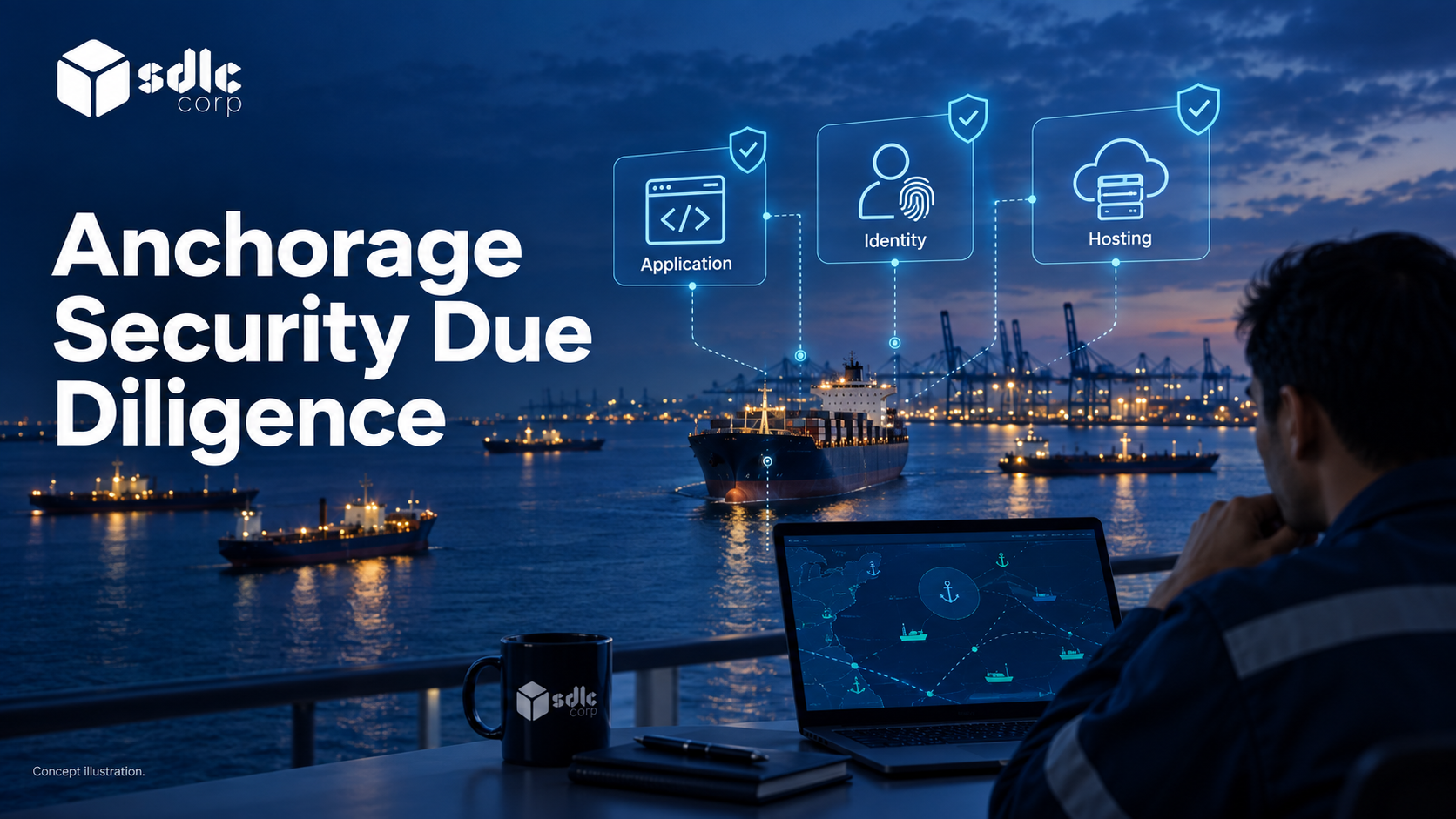 Security evidence across application, identity and hosting layers.