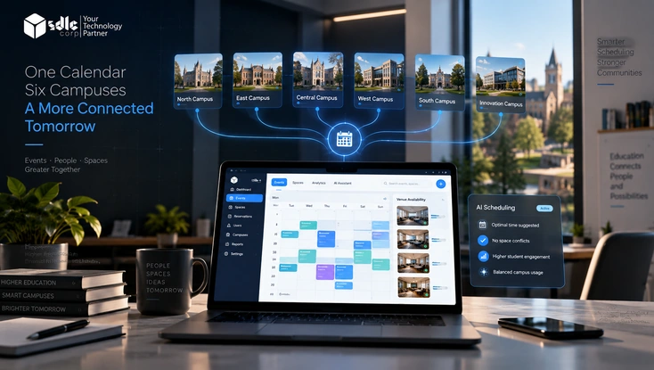 Education event management platform across six campuses