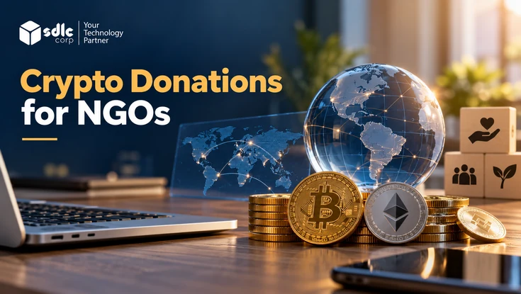 Crypto donations for NGOs using secure global digital payments and blockchain technology