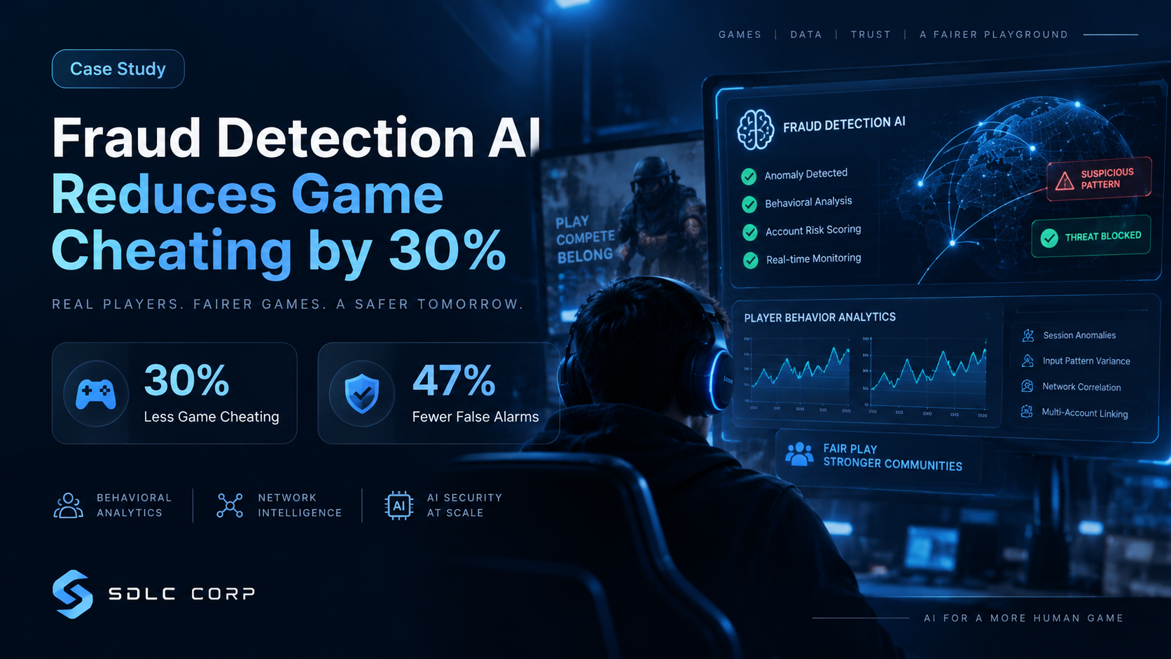 Online gaming fraud detection case study banner